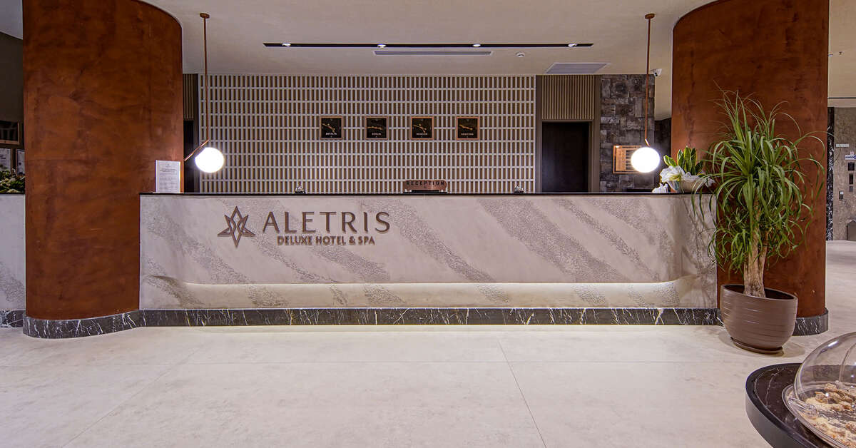 Een foto van het interieur van Aletris Deluxe Hotel & Spa
