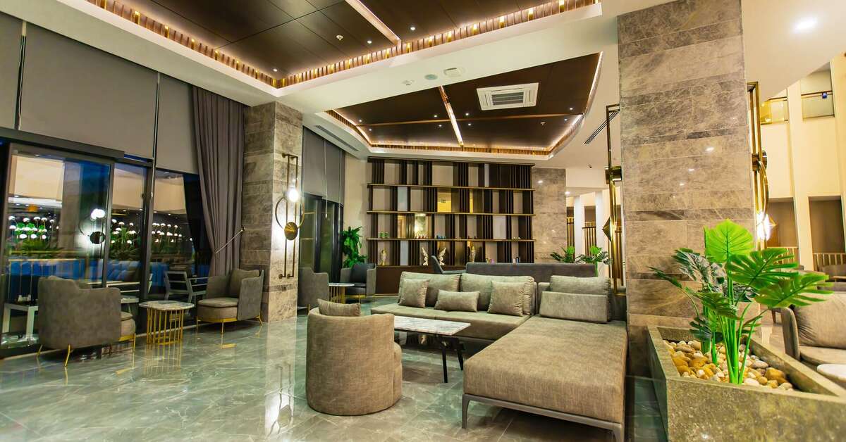 Een foto van het interieur van Alexia Resort & Spa