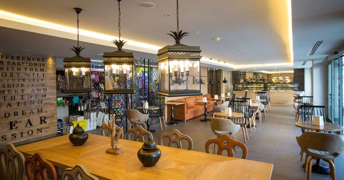 Een foto van het interieur van Hotel Side Star Beach