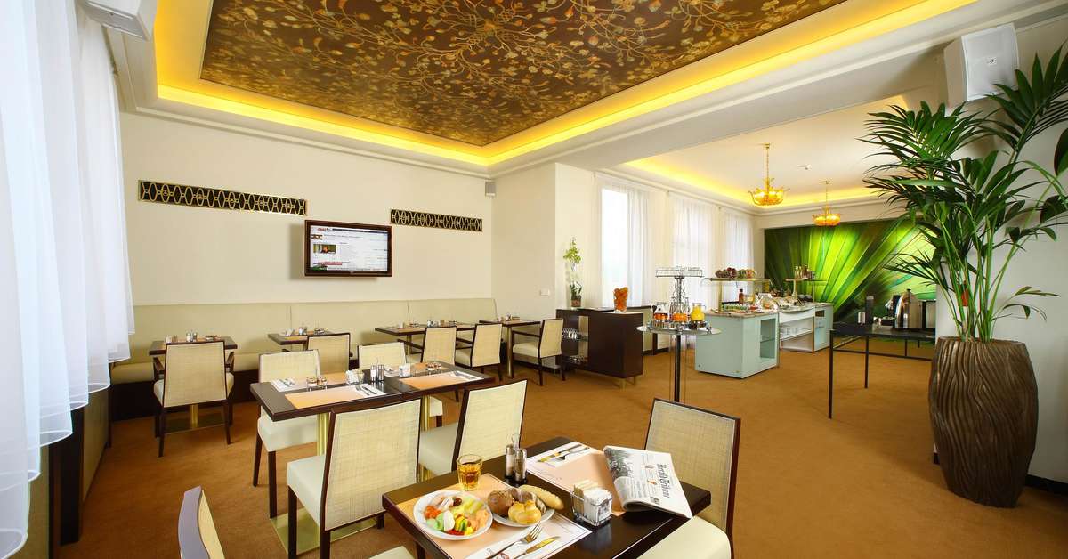 Een foto van de faciliteiten bij Grand Hotel International Prague