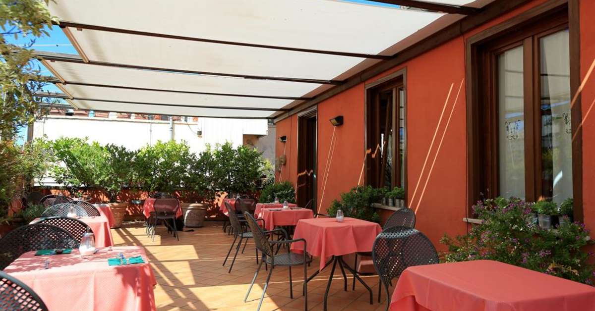 Een foto van de faciliteiten bij Hotel Columbia Rome