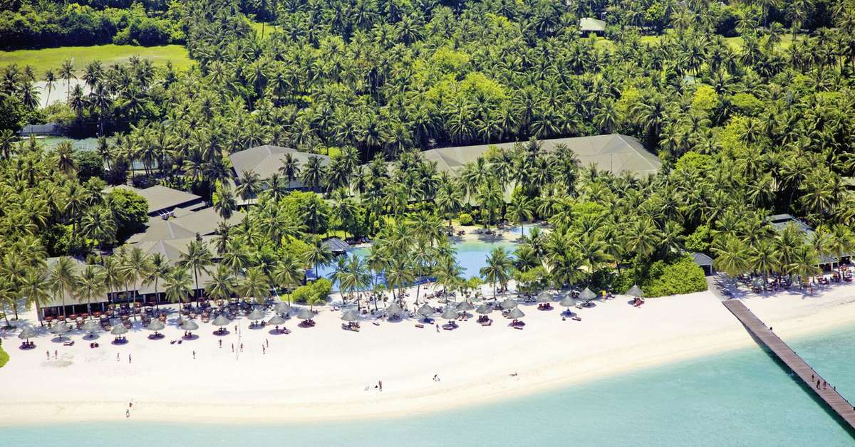Een foto van het zwembad bij Villa Park Sun Island