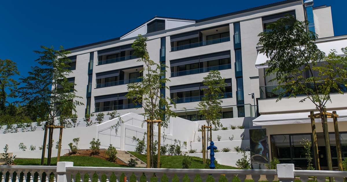 Een foto van het interieur van Hotel Esplanade