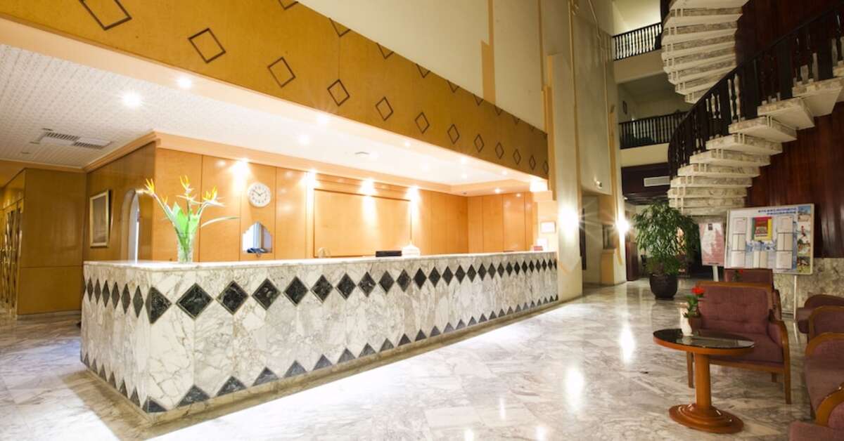 Een foto van het interieur van El Mouradi Port El Kantaoui