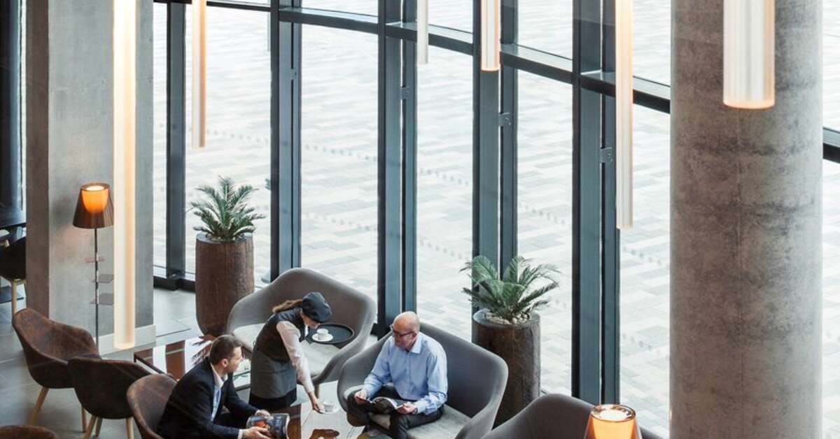 Een foto van het interieur van Pullman Liverpool