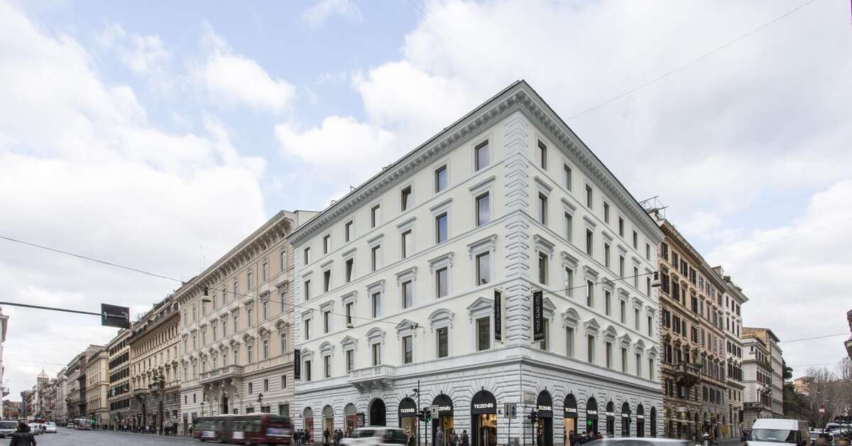 Een foto van de buitenkant van Rome Glam Hotel
