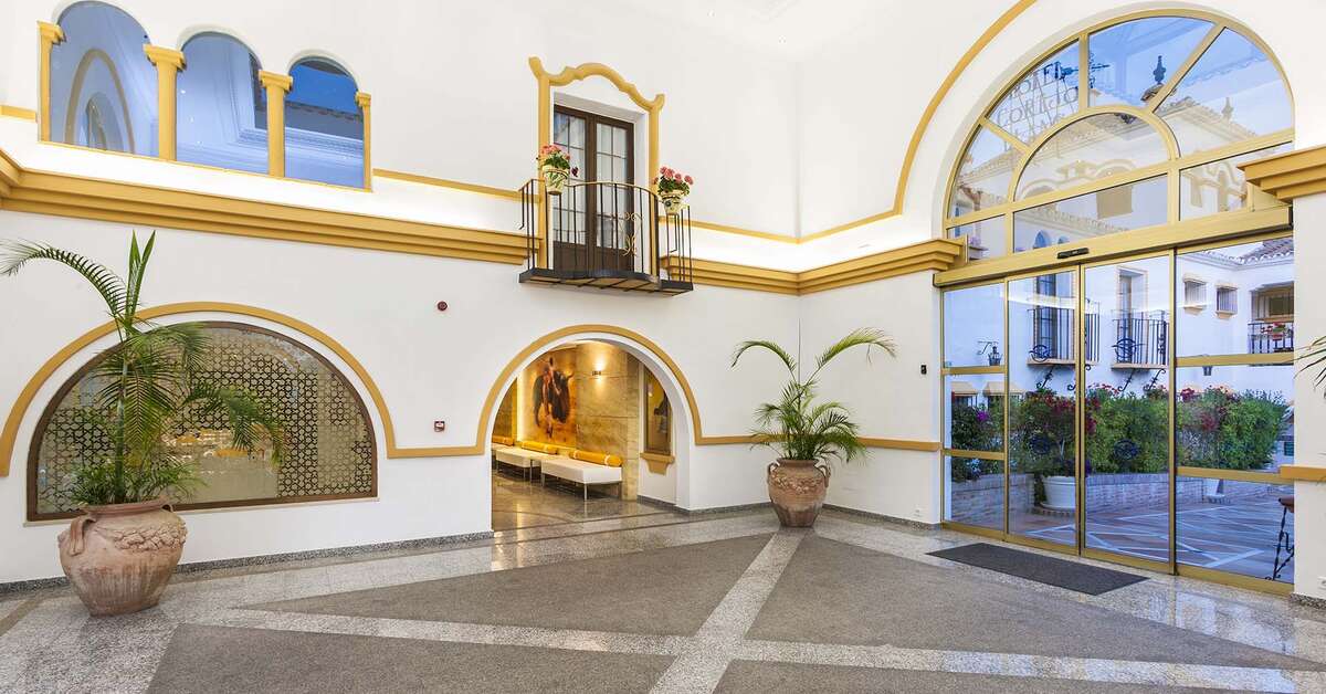 Een foto van het interieur van Globales Cortijo Blanco