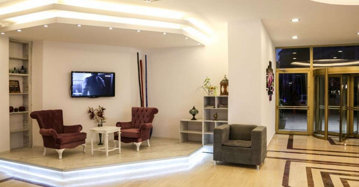 Een foto van het interieur van Hotel Kaya Maris