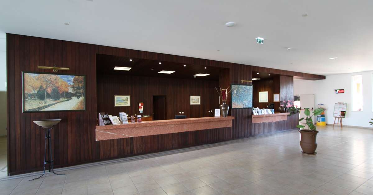Een foto van het interieur van Hotel Luar