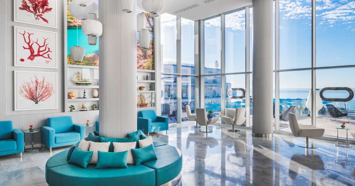 Een foto van het interieur van Elba Sunset Mallorca