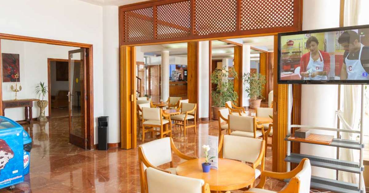 Ein Foto vom Innenbereich im Hotel Riomar