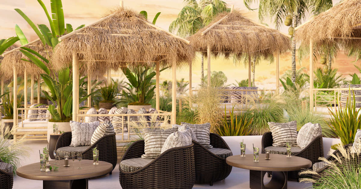 Een foto van het terras bij Dreams Jardin Tropical Resort & Spa