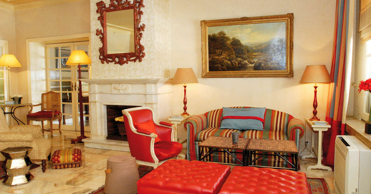 Een foto van het interieur van Hotel Lisboa Plaza