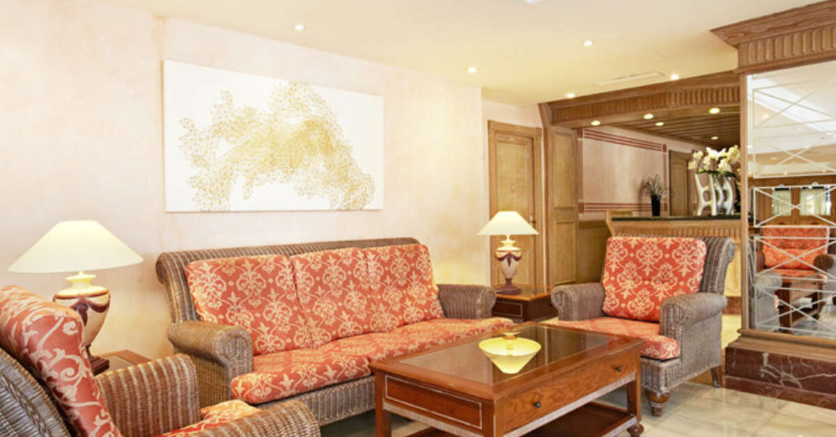 Een foto van het interieur van Grupotel Los Principes & Spa