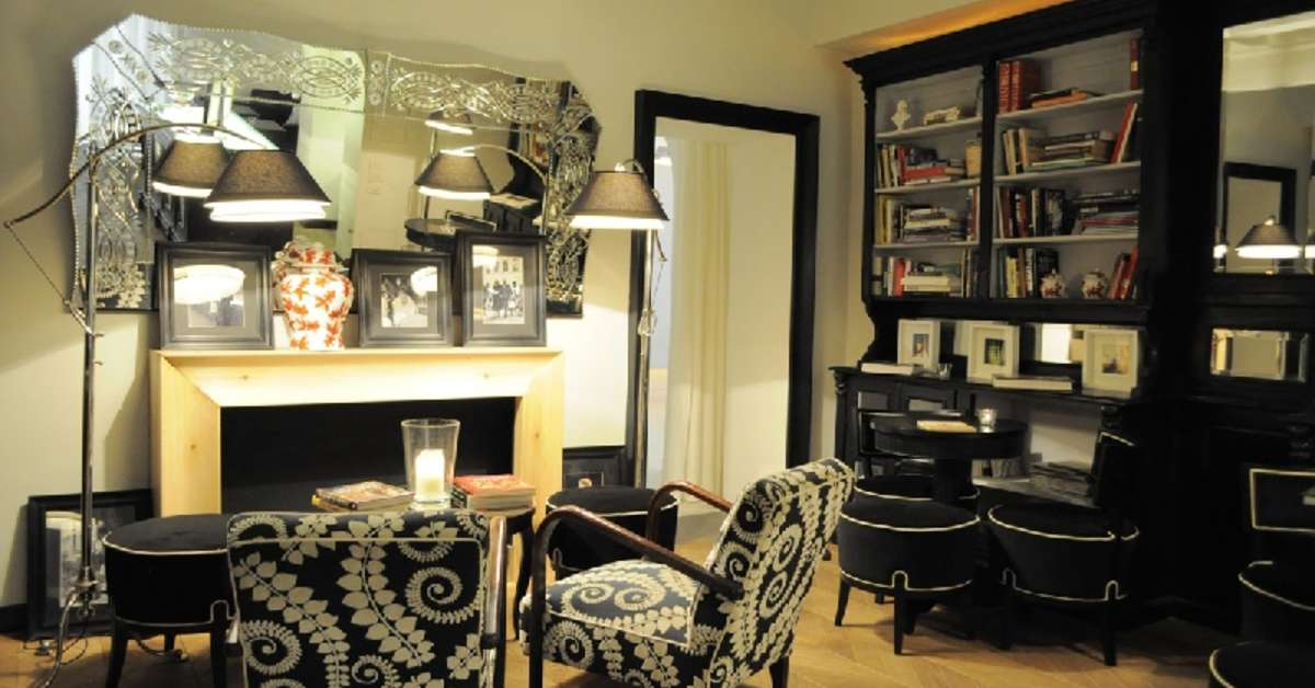Een foto van het interieur van Hotel Cellai