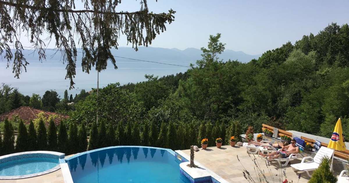 Een foto van het zwembad bij Villa Sveti Stefan