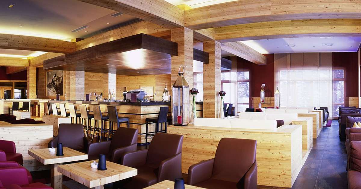 Een foto van het interieur van Falkensteiner Hotel Cristallo