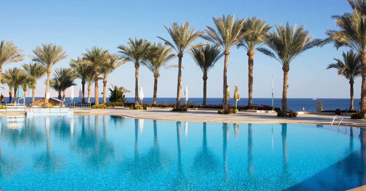 Een foto van een overzicht van Sharm Club Beach Resort