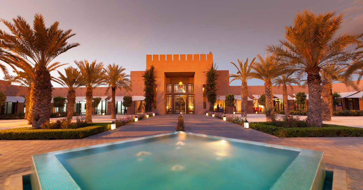 Een foto van de buitenkant van Aqua Mirage Marrakech