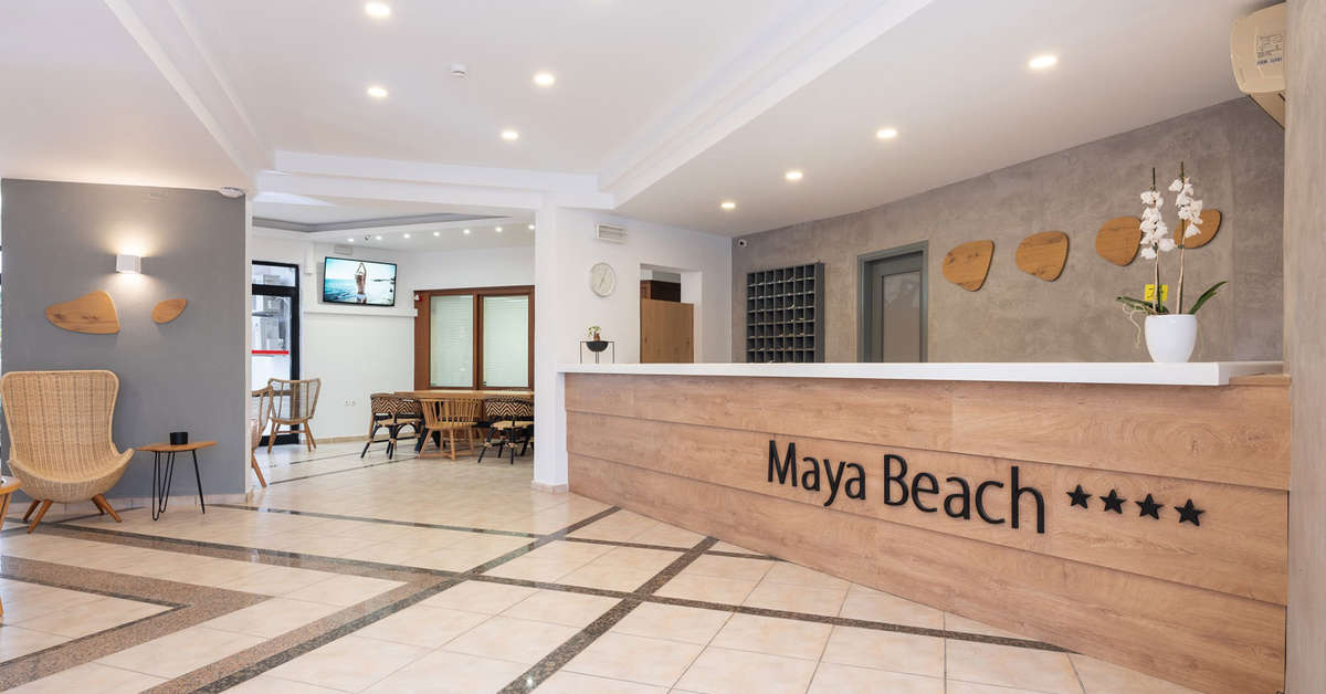 Een foto van het interieur van Enorme Maya Beach Resort