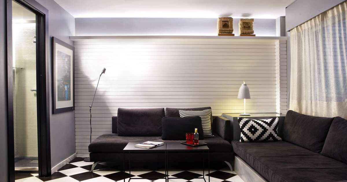 Een foto van het interieur van Gran Derby Suite