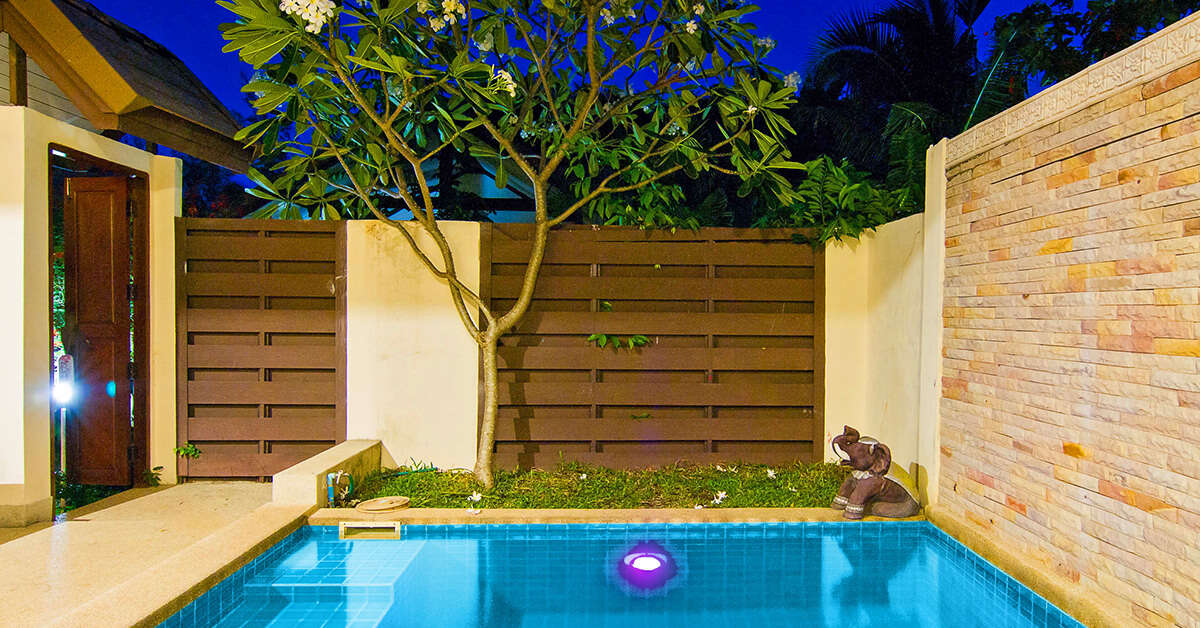 Een foto van het zwembad bij Coco Palm Beach Resort Samui