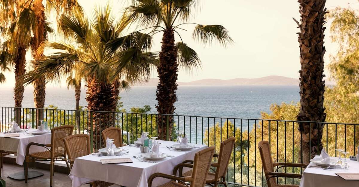 Een foto van de faciliteiten bij Duja Bodrum Hotel