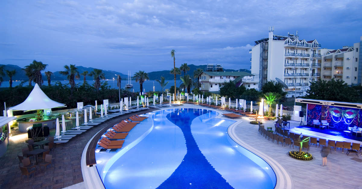 Een foto van het zwembad bij Casa de Maris Spa & Resort
