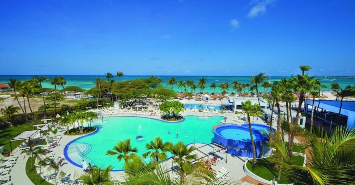 Een foto van een overzicht van Riu Palace Antillas