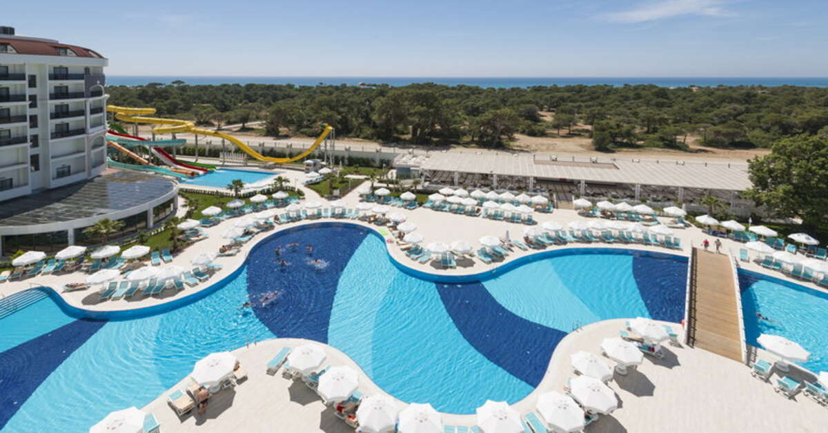 Ein Foto vom Pool im Diamond Premium & Spa