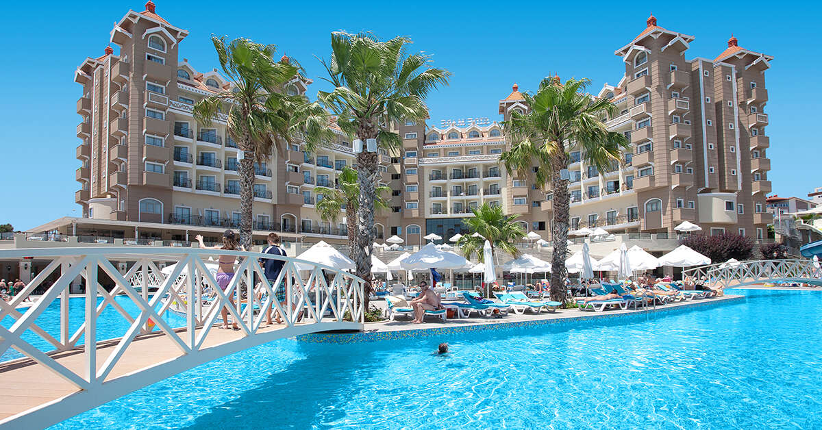 Een foto van het zwembad bij Side Mare Resort & Spa