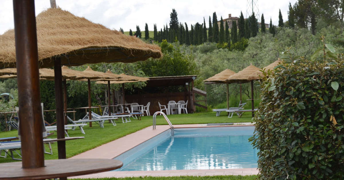 Een foto van het zwembad bij Agriturismo Isola Verde