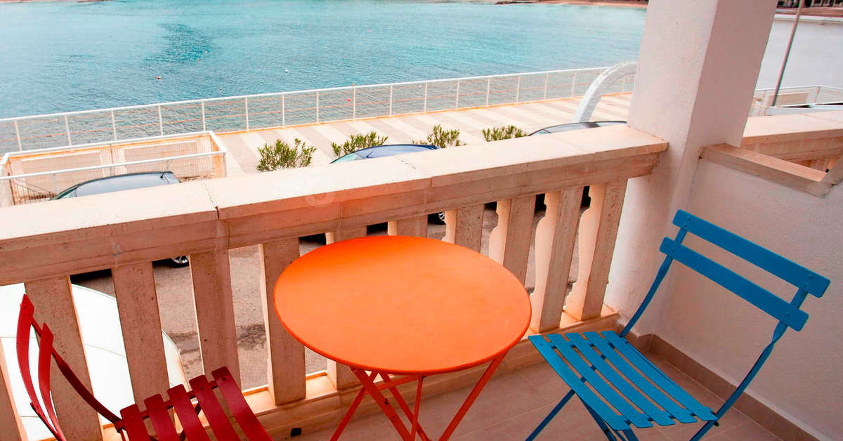 Een foto van het terras bij Salino Port Soller