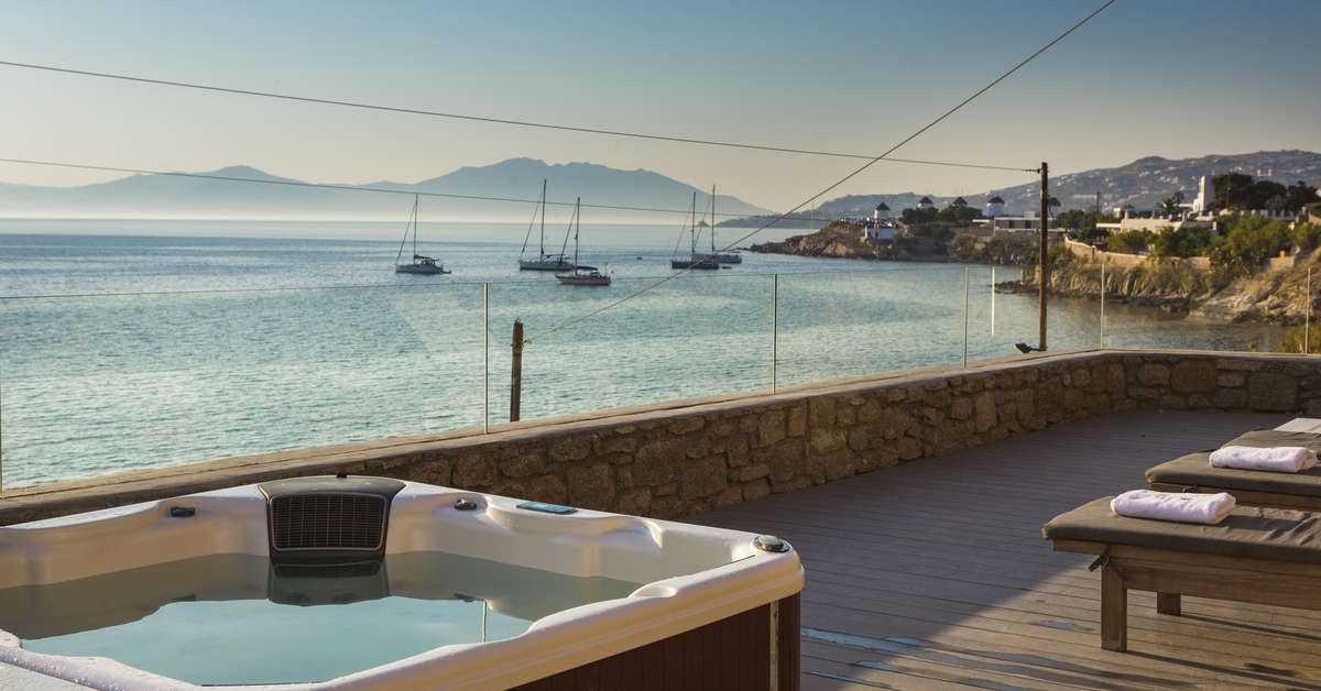 Een foto van de faciliteiten bij Mykonos Beach Hotel