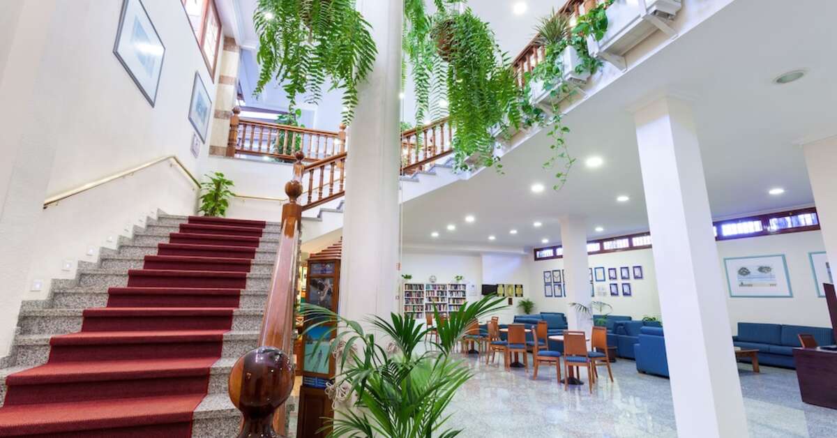 Een foto van het interieur van Appartementen Casablanca