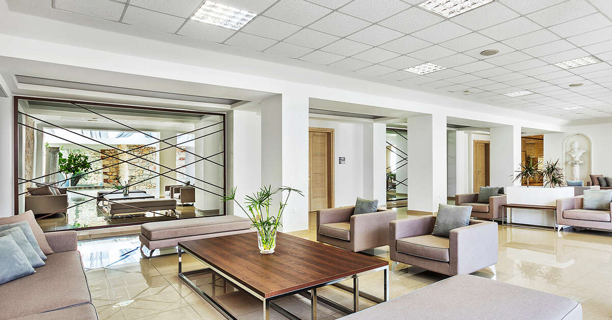 Een foto van het interieur van Hotel Kriopigi