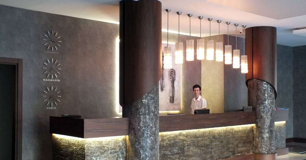 Een foto van het interieur van My Dream Hotel