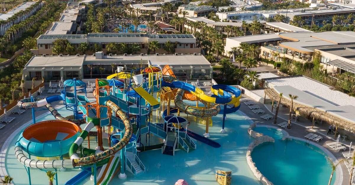 Een foto van het zwembad bij Stella Palace Aqua Park Resort
