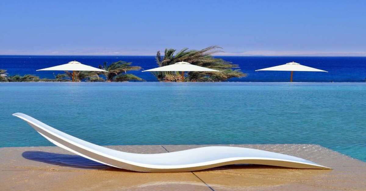 Een foto van het zwembad bij Retac Qunay Dahab Resort