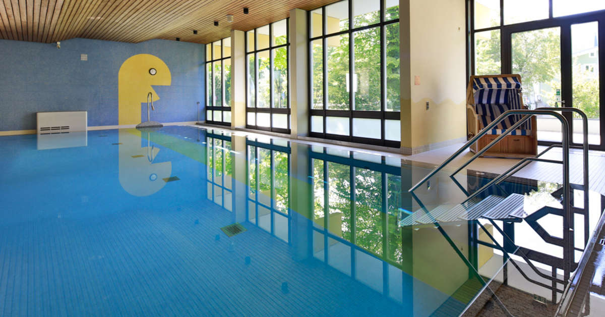 Een foto van het zwembad bij Hotel Bayern Vital