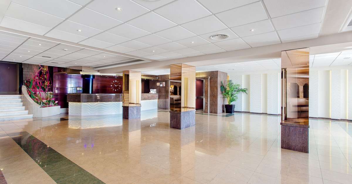 Een foto van het interieur van Hotel Pimar & Spa