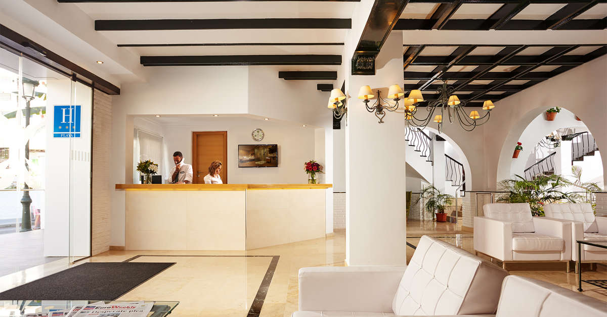 Een foto van het interieur van Beneste Villa Flamenca