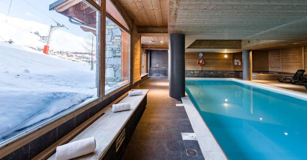 Een foto van het zwembad bij Residence Les Hauts de Comborciere