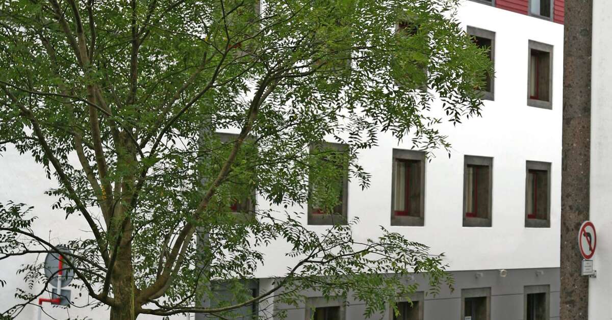 Een foto van de buitenkant van Hotel Matriz