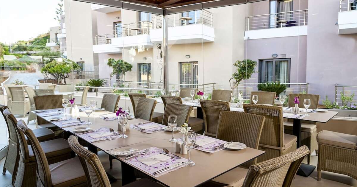 Een foto van de faciliteiten bij Porto Platanias Village Resort