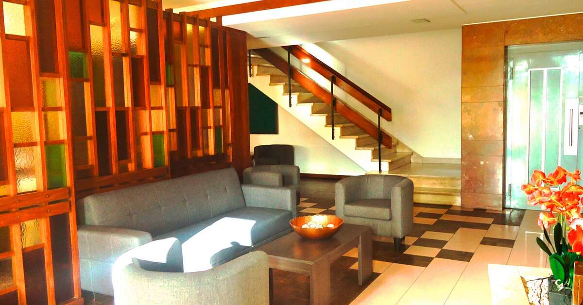 Een foto van het interieur van Residencial Greco