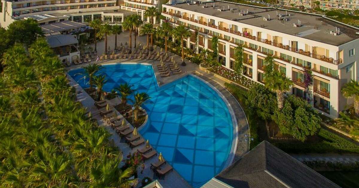 Een foto van het zwembad bij Rethymno Palace Hotel