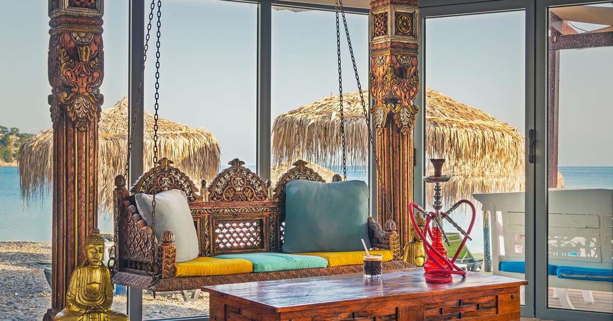 Een foto van de faciliteiten bij Kokkari Beach
