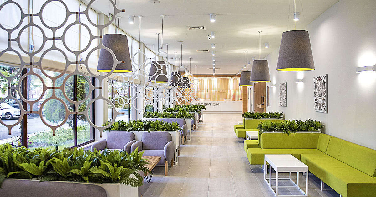 Een foto van het interieur van Laguna Park & Aqua Club