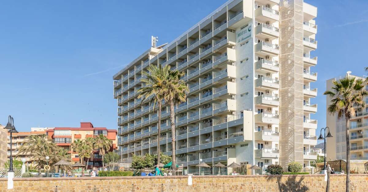 Een foto van de buitenkant van Hotel La Barracuda